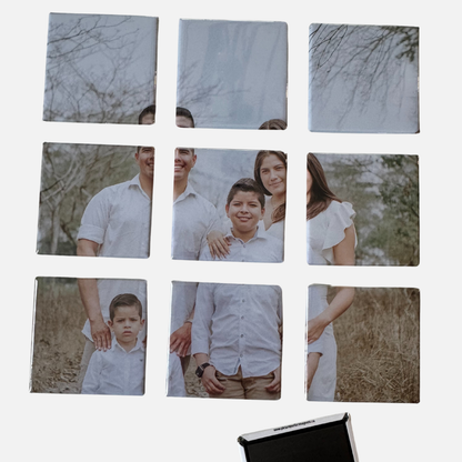 9-Piece Personalized Puzzle Magnets – Magnetic Photo Puzzle