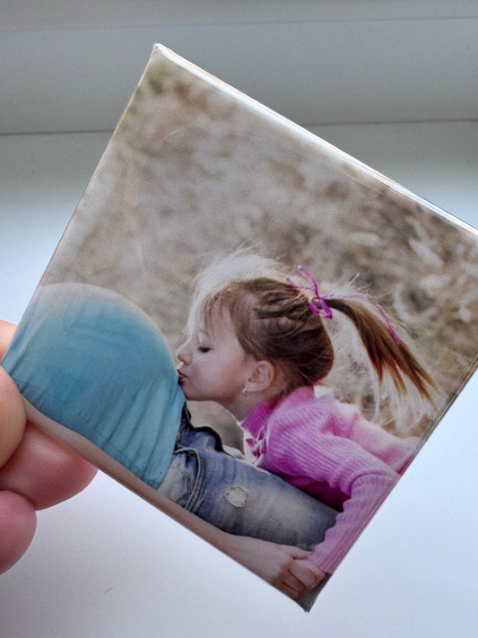 1 Custom Photo Magnet (Square 2 X 2)